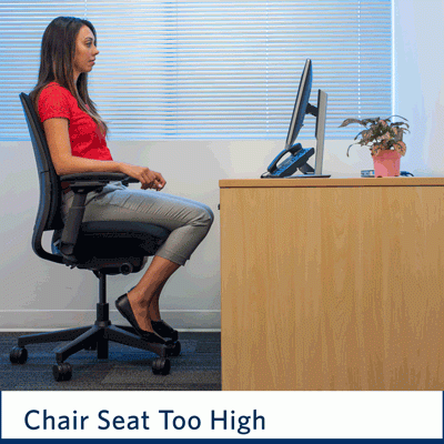 Chair too high