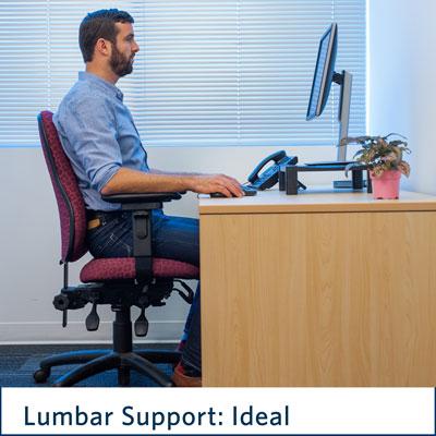 Ideal lumbar support
