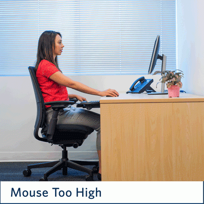Mouse too high