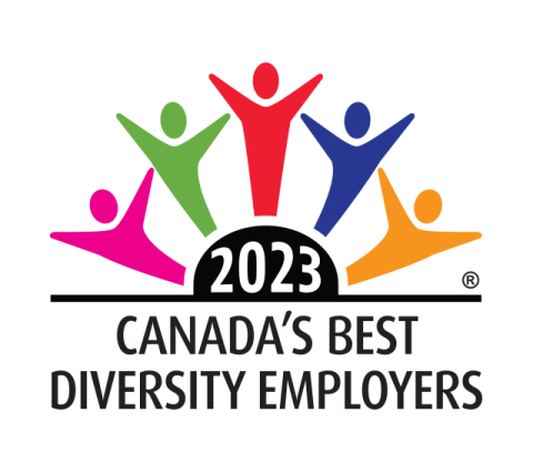 Canada's Best Diversity Employer 2023 award logo
