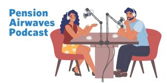 Pension Airwaves Podcast banner