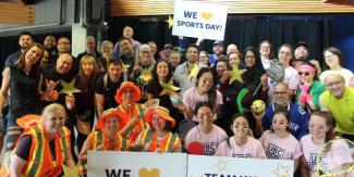 Faculty & Staff Sports Day group photo