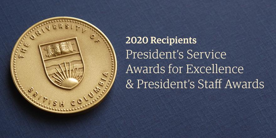 2020 President's Awards congratulations banner