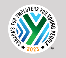 Canada's top employer for young people 2023 logo